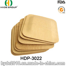 BPA-freie Wegwerfquadrat-Bambusplatte für Ihre Partei (HDP-3022)